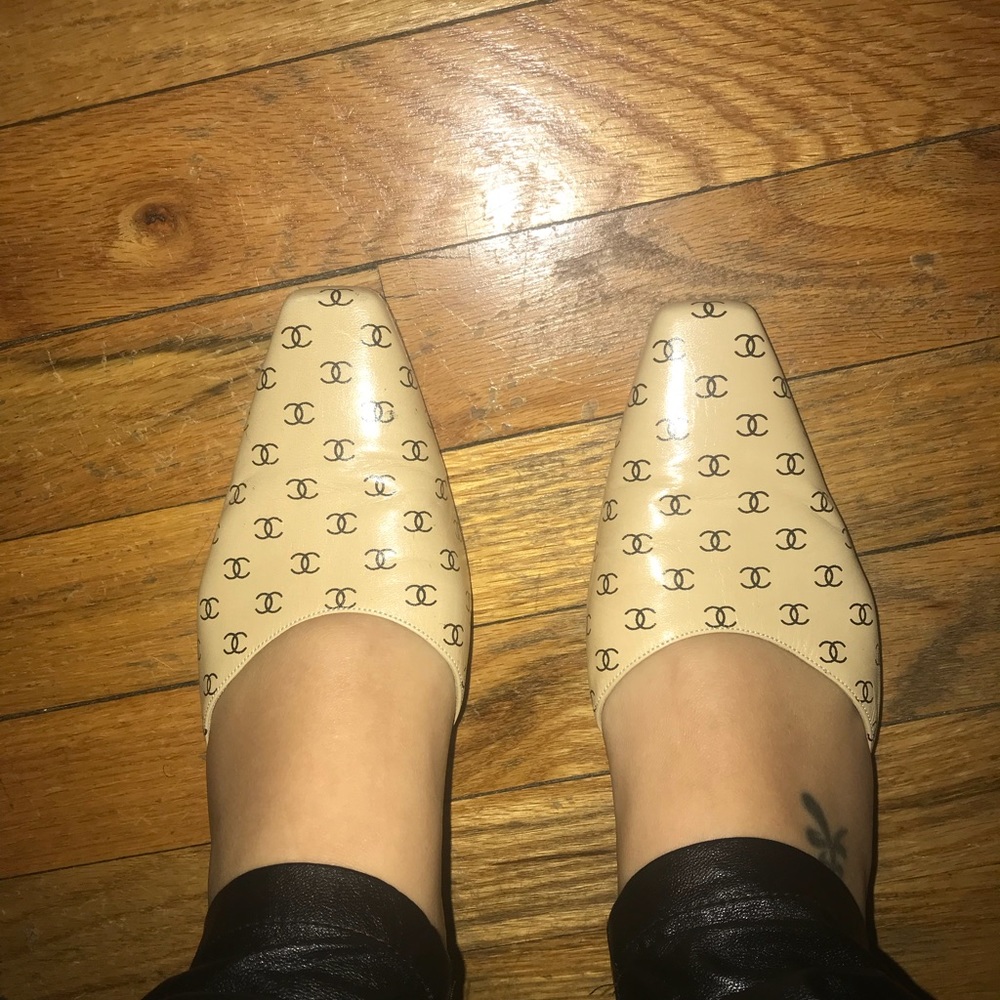 SOLD - Authentic Chanel Mules - Picture 3 of 6